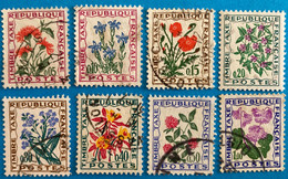 France 1964 : Fleurs Des Champs N° 95 à 102 Oblitéré - 1960-.... Used