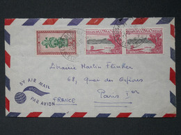 C CONGO BELGE  BELLE LETTRE 1953  ELISABETHVILLE A PARIS FRANCE +AEROPHILATELIE+PAIRE DE 3F   +AFF. INTERESSANT++ - Storia Postale