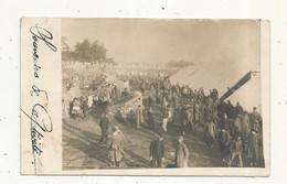 Cp , Carte Photo, Militaria, Camp De Prisonniers, Guerre 1914-18 , Camp I MÜNSTER, Rhénanie-Wesphalie - Personnages