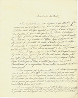 1831 De Carpentras  « De Cardo » LETTRE FAMILLE à Cardi De Sansonetti Corse Conseil Cour Royale  Nancy DECES DE SON FILS - Documents Historiques