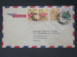 BH16 CONGO BELGE BELLE  LETTRE   1953 LEOPOLDVILLE A   STRASBOURG FRANCE +PAIRE DE TP  +AFFRANCH.. INTERESSANT++ - Cartas & Documentos