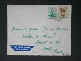 BH16 CONGO BELGE BELLE  LETTRE   1957 STANLEYVILLE   A  MAREUIL FRANCE+N°131+AFFRANCH.. INTERESSANT++ - Covers & Documents