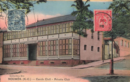 CPA NOUVELLE CALEDONIE - NOUMEA - Cercle Civil - Private Club - Colorisé - Collection Bro - Nouvelle-Calédonie