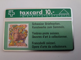 ZWITSERLAND  LANDYS & GYR   SERIE ;108C CHF 10,-  STAMP ON CARD  MINT  **11883** - Schweiz