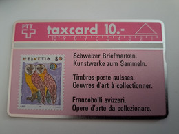 ZWITSERLAND  LANDYS & GYR   SERIE ;105A CHF 10,-  STAMP ON CARD  MINT  **11886** - Schweiz