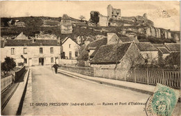 CPA Le Grand PRESSIGNY Ruines Et Pont D'Etableaux (611611) - Le Grand-Pressigny