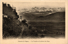 CPA Descente Du Sappey - La TRONCHE Et La Chaine Des Alpes (652312) - La Tronche
