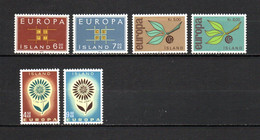 Islandia 1963-65  .-   Y&T  Nº   328/329-340/341-350/351   ** - Ungebraucht