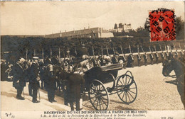 CPA PARIS Reception Du Roi De Norvege. A La Sortie Des Invalides (562761) - Réceptions