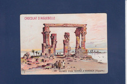 Chromo Chocolat Aiguebelle 10,5 X 7 Egypte - Aiguebelle