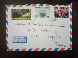 POLYNESIE. 1992. Lettre PAR AVION TAHITI - ORGEVAL . - Briefe U. Dokumente