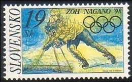 Olympische Spelen 1998 , Slovakije - Zegel Posfris - Invierno 1998: Nagano