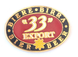 Superbe Pin's Bière 33 EXPORT  - Le Logo - Zamac - Ballard - L506 - Bière