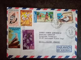 NOUVELLE-CALEDONIE. 1978. Lettre PAR AVION NOUMEA - CLICHY Du BUREAU COMMUN AUTOMOBILE - Storia Postale