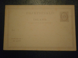 ISLANDE ISLAND ICELAND LETTRE COURRIER ENVELOPPE ENTIER GANZSACHE POSTAL STATIONERY CARTE POSTALE - Enteros Postales