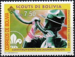 Bolivia 2018 ** CEFIBOL 2337 Issue 2007 ECOBOL Centenario Scout (CB 1947) Enabled AgBC. Only 100 Known. - Bolivia