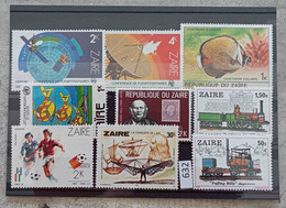 #632 AFRIQUE ZAIRE Neufs** Lot Avec Gomme - Sonstige & Ohne Zuordnung