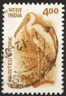 India 2001 - Mi 1851 - YT 1634 ( Bird : Painted Stork ) - Used Stamps