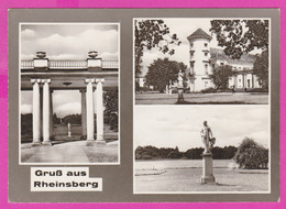 283428 / Germany - Rheinsberg - Schloss Rheinsberg Nude Statue Vor Dem Schloss 1966 PC Deutschland Allemagne Germania - Rheinsberg