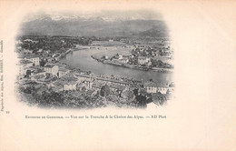 Vue Sur La TRONCHE Par Grenoble (Isère) - La Chaîne Des Alpes - Précurseur Carte-Nuage - La Tronche