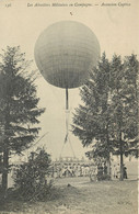 Aerostiers Militaires En Campagne - Ascension Captive Ballon Dirigeable - Montgolfières