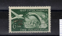 YOUGOSLAVIE   Timbre Neuf ** De 1951-Poste Aérienne ( Ref 535 H)   Avec Surchage Rouge - Luftpost