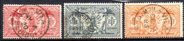 Nouvelles Hébrides: Yvert N°  39-40-45; 3 Valeurs; Oblitérations Choisies - Used Stamps