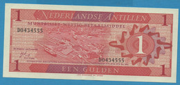 NEDERLANDSE ANTILLEN 1 GULDEN 08.09.1970 # D0434555 P# 20 Willemstad Curaçao - Antillas Neerlandesas (...-1986)