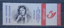 België My Stamp Maria Doolaege Dichteres - Andere & Zonder Classificatie