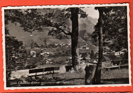 ZGR1-14 Pays D'en-Haut Château-d'Oex.  Depuis La Terrasse De L'Eglise.  Visa ACF 1939. Perrochet-Phototypie 3358 - Roche