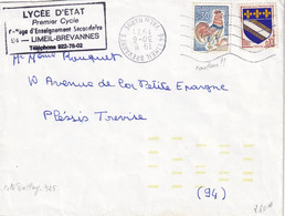 FRANCE - 30 C. Coq Bleu,rouge Et Bistre Au Lieu De Vert,rouge Et Bistre Sur Lettre - Covers & Documents