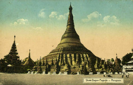 Burma, RANGOON, Shwe Dagon Pagoda (1910s) D.A. Ahuja Postcard No. 7 - Myanmar (Burma)