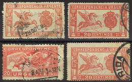 SPAGNA 1905 Espressi Usati - Correo Urgente