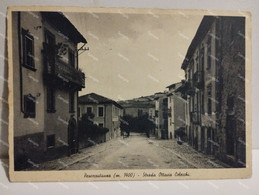 Italia Abruzzo Pescocostanzo Strada Ottavio Colecchi. Formato Grande. Spedita 1943 - Chiostri, Carlo