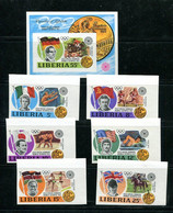 Liberia 1972 Sheet+stamps Imperf MNH Gold Medal Winners Olympics 14078 - Liberia