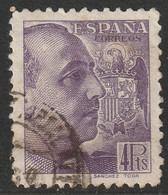 Spain 1939 Sc 688 Espana Ed 877 Used Heavy Hinge - 1931-50 Gebraucht