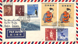 Aa6870 - JAPAN - POSTAL HISTORY - AIRMAIL  COVER To SWITZERLAND Boxing POLAR - Cartas & Documentos