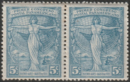 Argentina 1921 Sc 287  Pair MNH** Crease At Top - Nuevos