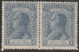 Argentina 1920 Sc 283  Pair MNH** - Nuevos