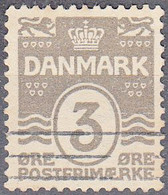 DENMARK  SCOTT NO 59   USED   YEAR  1905  WMK 113 - Used Stamps