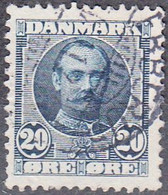 DENMARK  SCOTT NO 74   USED   YEAR  1907 - Used Stamps