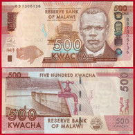 Malawi 500 Kwacha 2014 P-66 UNC - Malawi