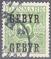 DENMARK  SCOTT NO I 1  USED  YEAR  1923 - Service