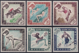 F-EX36987 MONACO MNH 1960 WINTER ROMA SQUAW VALLEY OLYMPIC GAMES SKI SKITING. - Invierno 1960: Squaw Valley