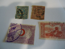 TURKEY OTTOMAN USED STAMPS  5   WITH  POSTMARK - Altri & Non Classificati