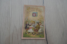 Calendrier Pub Publicité Lefèvre Utile 1897 En L'état - Small : ...-1900