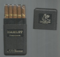 BOITE DE GIGARE De 5 Mild Cigars ,HAMLET , J.R Freeman,, 2 Scans , Frais Fr 1.95 E - Andere & Zonder Classificatie
