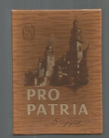 BOITE DE GIGARE De 5 Cygar , PRO PATRIA, Wytwornia Wyrobow Tytoniowych W Poznaniu 2 Scans , Frais Fr 3.75 E - Other & Unclassified