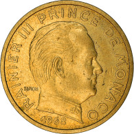 Monnaie, Monaco, Rainier III, 50 Centimes, 1962, TTB, Aluminum-Bronze - 1960-2001 Nouveaux Francs