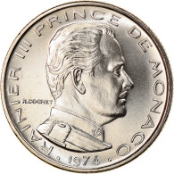 Monnaie, Monaco, Rainier III, 1/2 Franc, 1974, FDC, Nickel, Gadoury:MC 149 - 1960-2001 Nouveaux Francs